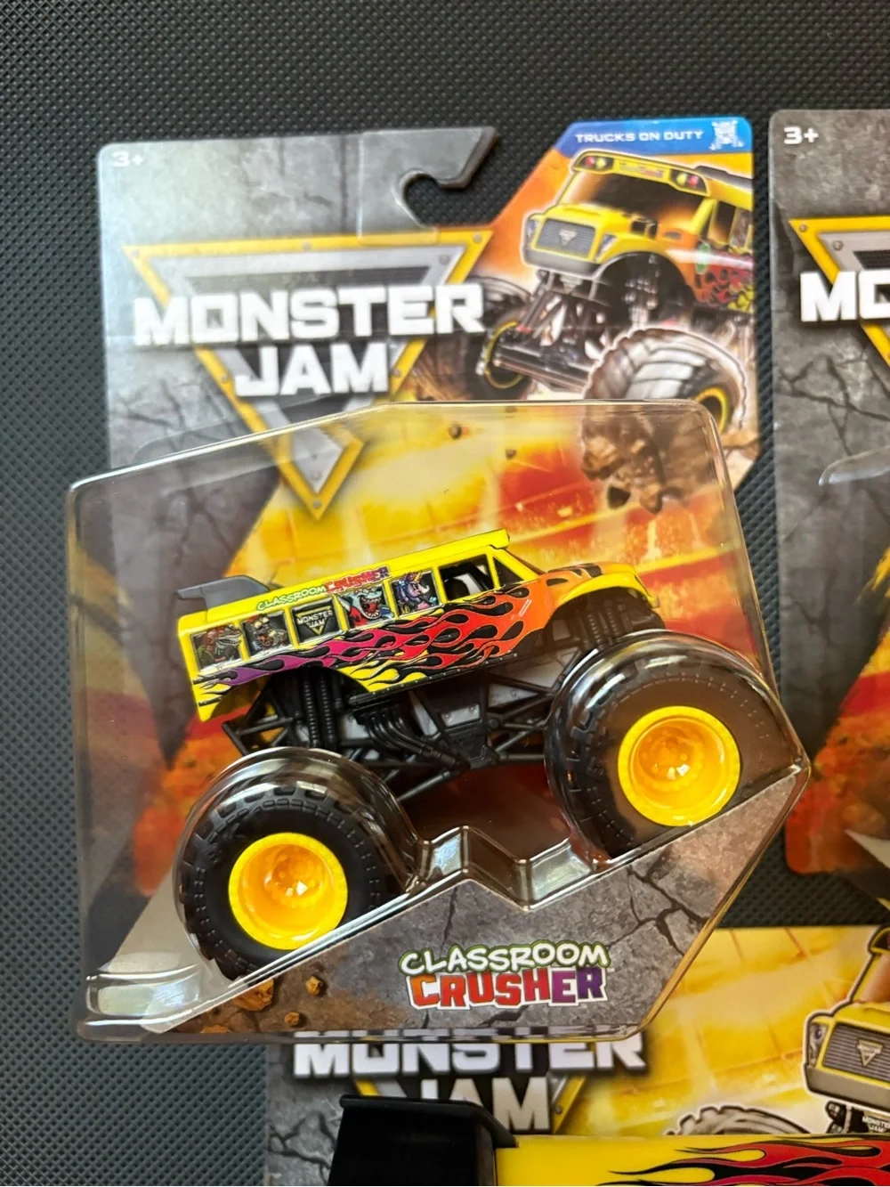 Monster jam Classroom Crusher 3 truck bundle